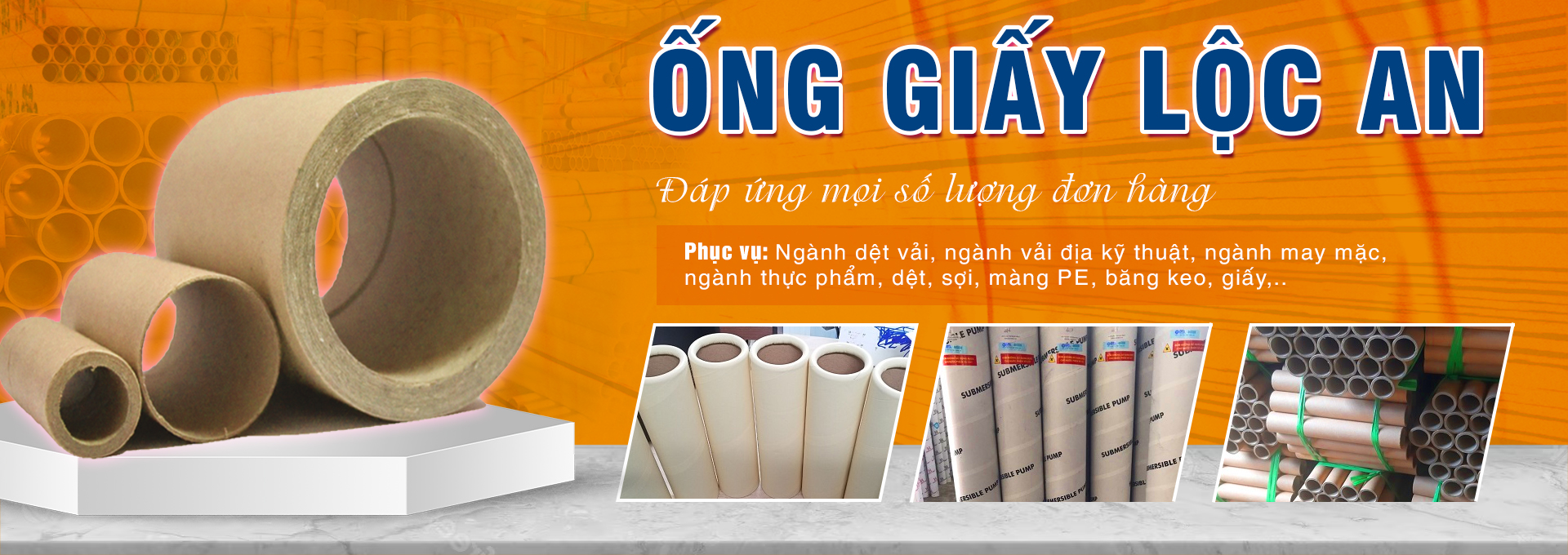 CÔNG TY TNHH SẢN XUẤT THƯƠNG MẠI ỐNG GIẤY LỘC AN